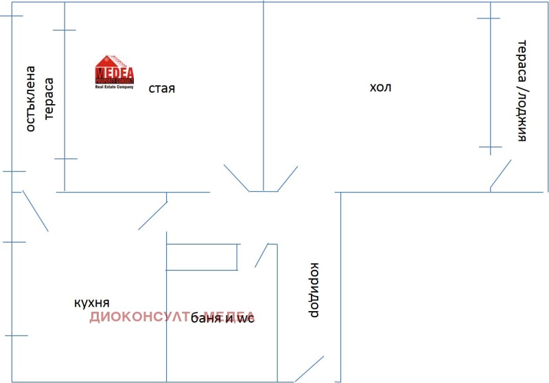 На продаж  1 спальня София , Обеля 2 , 61 кв.м | 91082563
