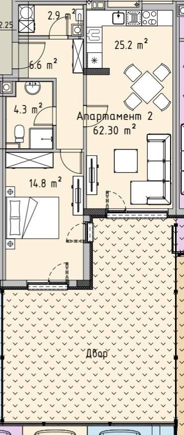 À venda  1 quarto Sofia , Vitocha , 74 m² | 48742895 - imagem [2]