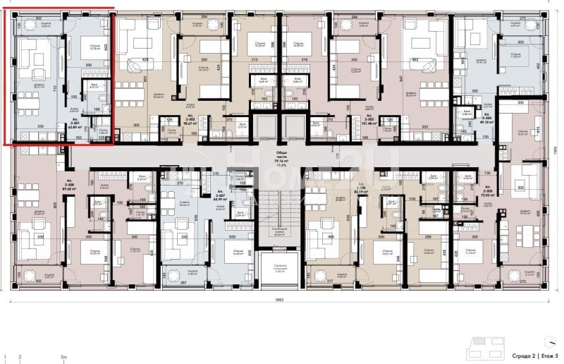 Продава 2-СТАЕН, гр. Костинброд, област София област, снимка 2 - Апартаменти - 53005997