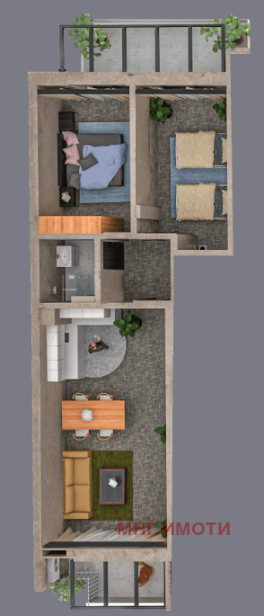 Продава 3-СТАЕН, гр. Пловдив, Христо Смирненски, снимка 7 - Апартаменти - 53160318