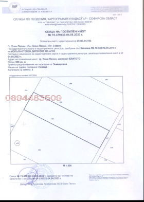 Парцел гр. Елин Пелин, област София 1