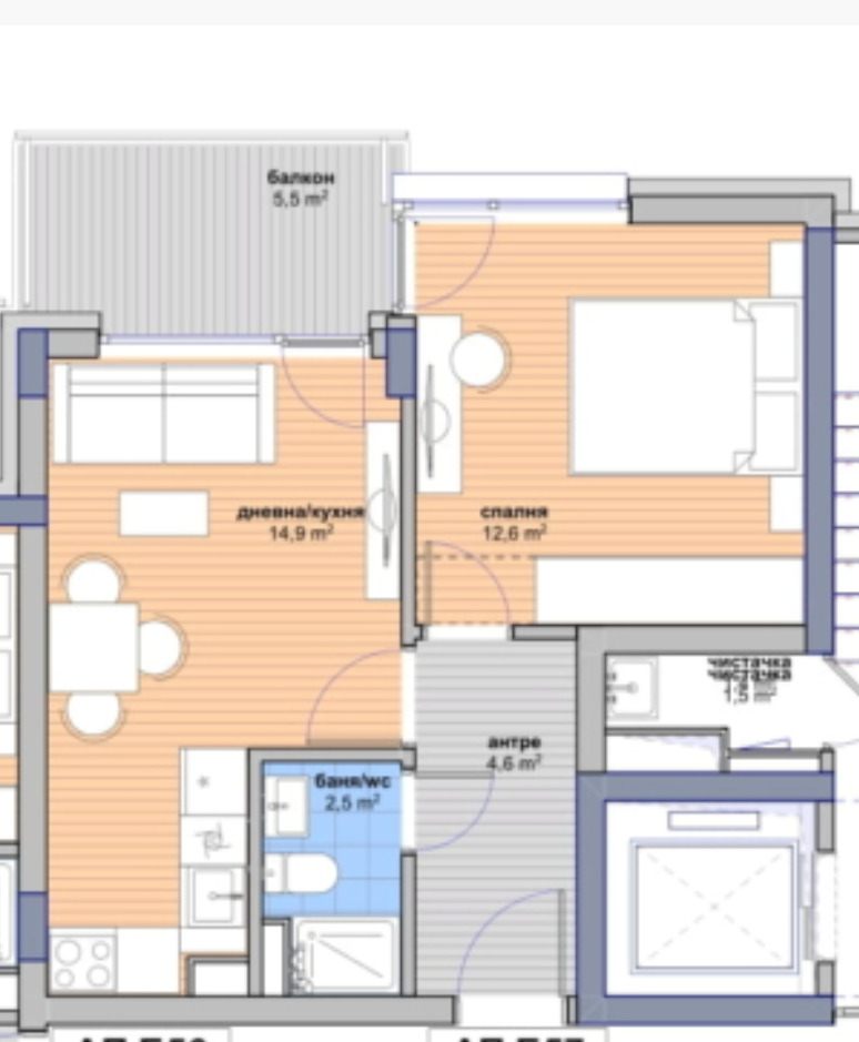 Продава 2-СТАЕН, гр. София, Малинова долина, снимка 5 - Апартаменти - 53606735