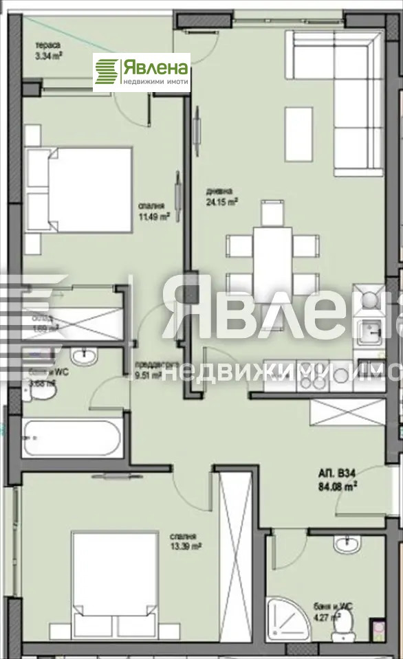Na sprzedaż  2 sypialnie Sofia , Owcza kupel 2 , 95 mkw | 21527450