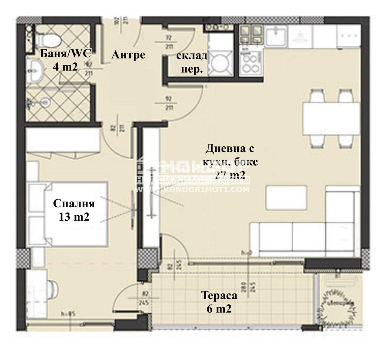 Продава 2-СТАЕН, гр. Пловдив, Христо Смирненски, снимка 9 - Апартаменти - 53768801