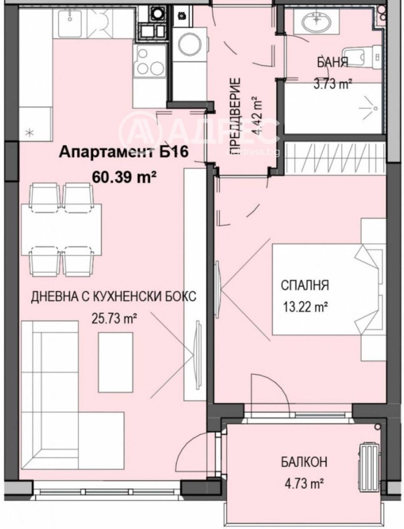 Продава 2-СТАЕН, гр. София, Кръстова вада, снимка 4 - Апартаменти - 52651576