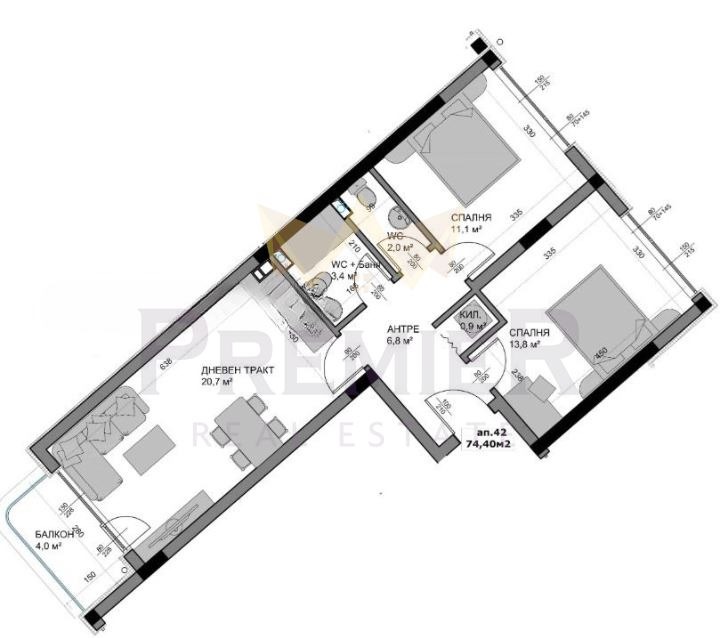 Продава  3-стаен град Варна , Владислав Варненчик 1 , 86 кв.м | 68839596