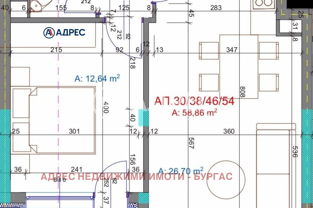 Продава 2-СТАЕН, гр. Бургас, Братя Миладинови