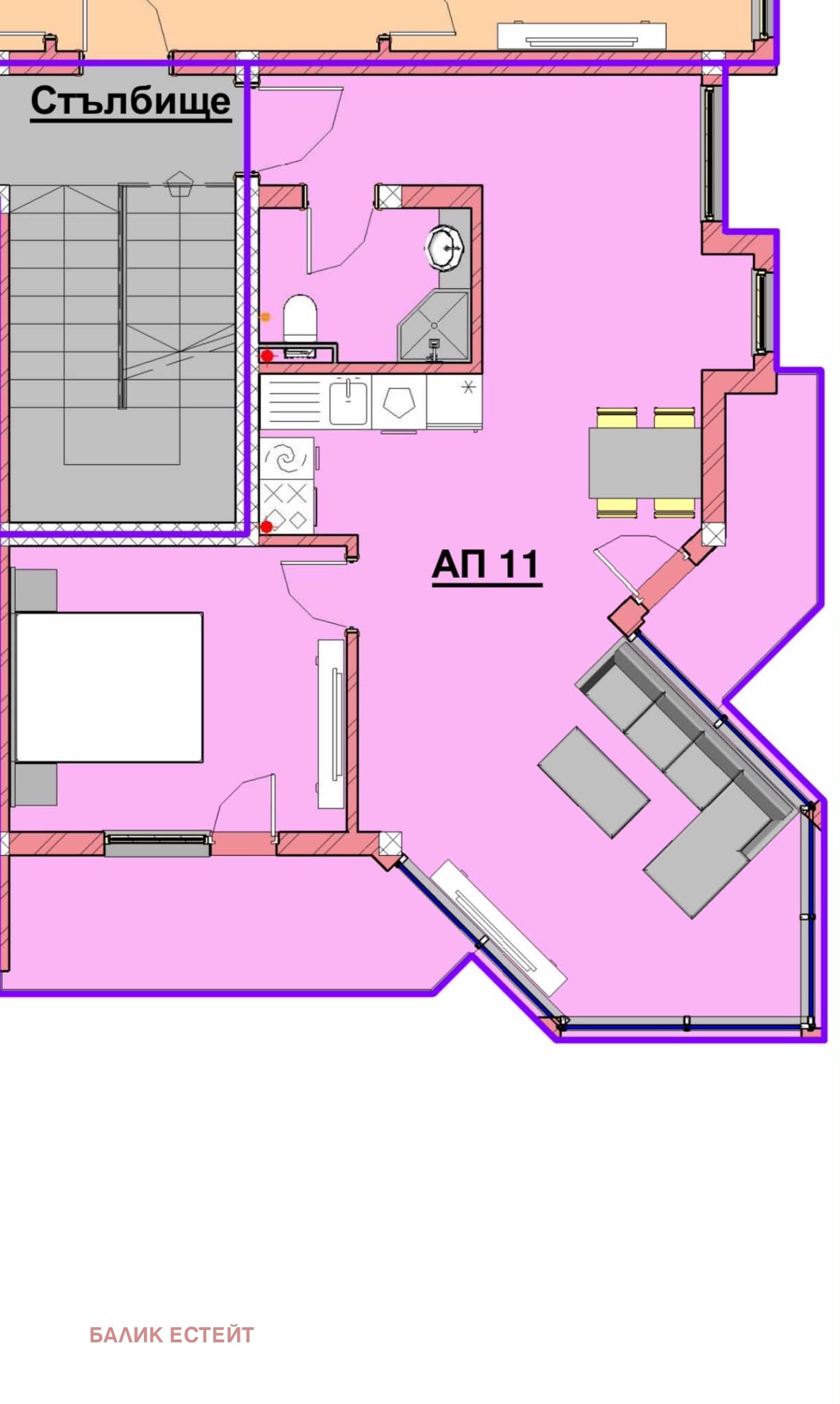 Продава 3-СТАЕН, гр. Балчик, област Добрич, снимка 5 - Апартаменти - 55398030