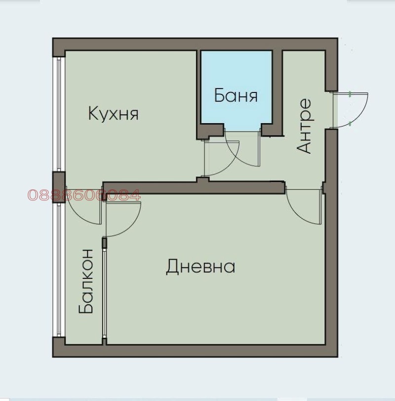 Продава 1-СТАЕН, гр. София, Люлин 6, снимка 3 - Апартаменти - 53328844