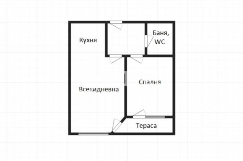 Продаја  1 спаваћа соба Бургас , Изгрев , 56 м2 | 44403348 - слика [4]