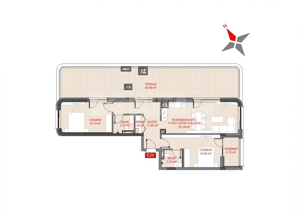 Продава 3-СТАЕН, гр. София, Манастирски ливади, снимка 4 - Апартаменти - 55810963