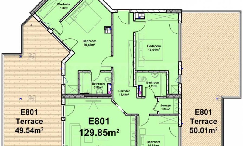 Продава  4-стаен град София , Полигона , 158 кв.м | 76647048 - изображение [4]