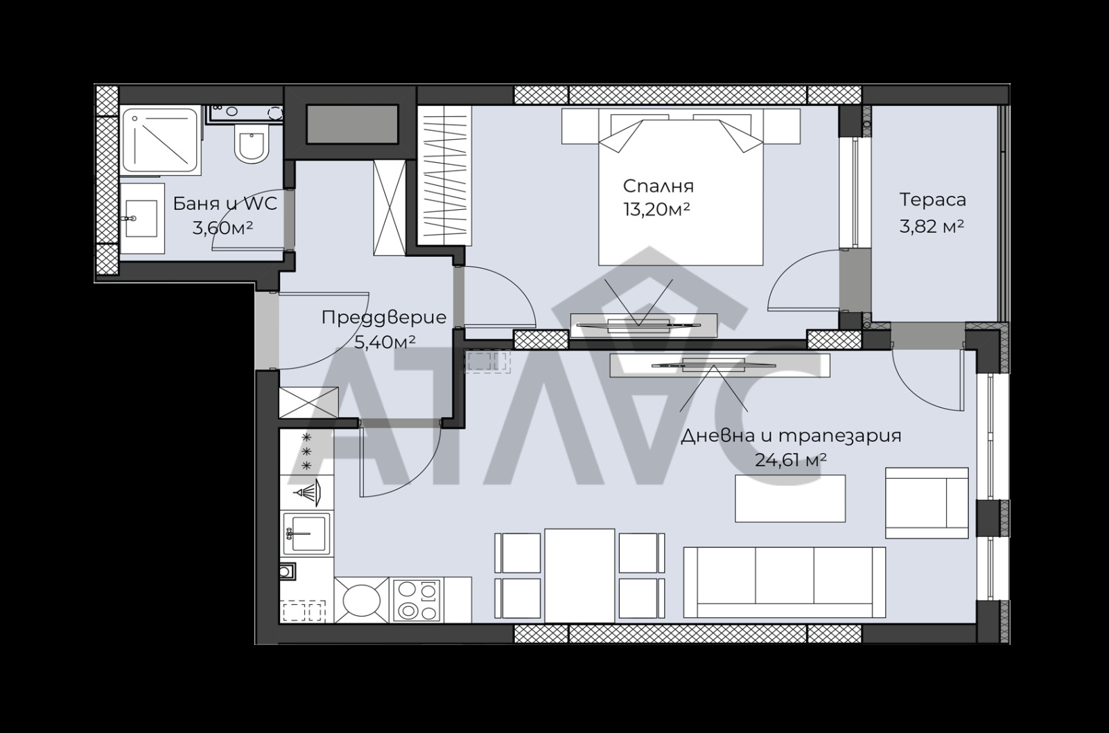 Продава 2-СТАЕН, гр. Пловдив, Христо Смирненски, снимка 2 - Апартаменти - 45713369