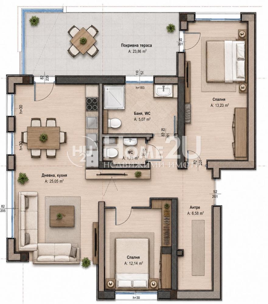 Продава 3-СТАЕН, гр. Асеновград, област Пловдив, снимка 6 - Апартаменти - 54610656