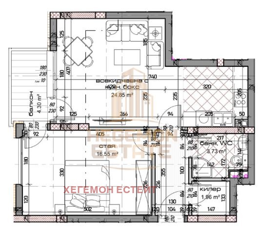 In vendita  1 camera da letto Varna , Mladost 1 , 78 mq | 49865428 - Immagine [6]