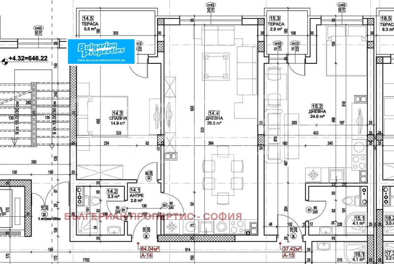 Продава 2-СТАЕН, гр. София, Малинова долина, снимка 12 - Aпартаменти - 46730343