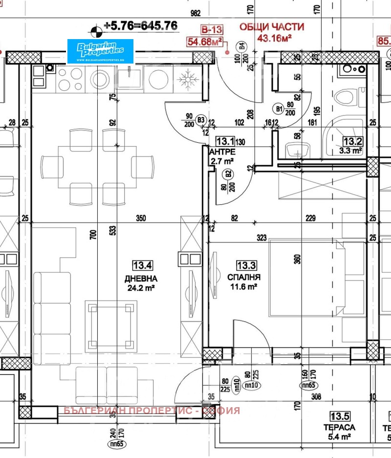 Продава 2-СТАЕН, гр. София, Малинова долина, снимка 2 - Aпартаменти - 46730343