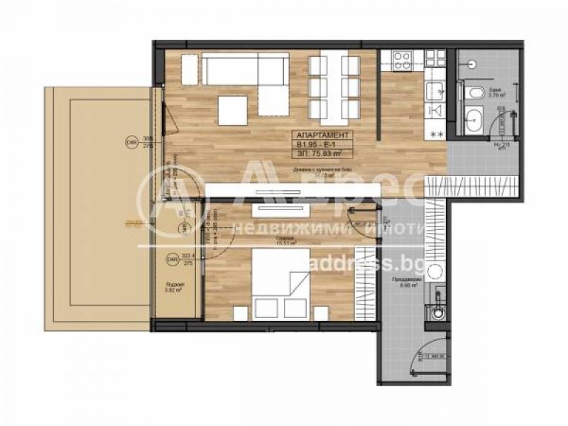 Zu verkaufen  1 Schlafzimmer Sofia , Bojana , 95 qm | 82969004 - Bild [4]