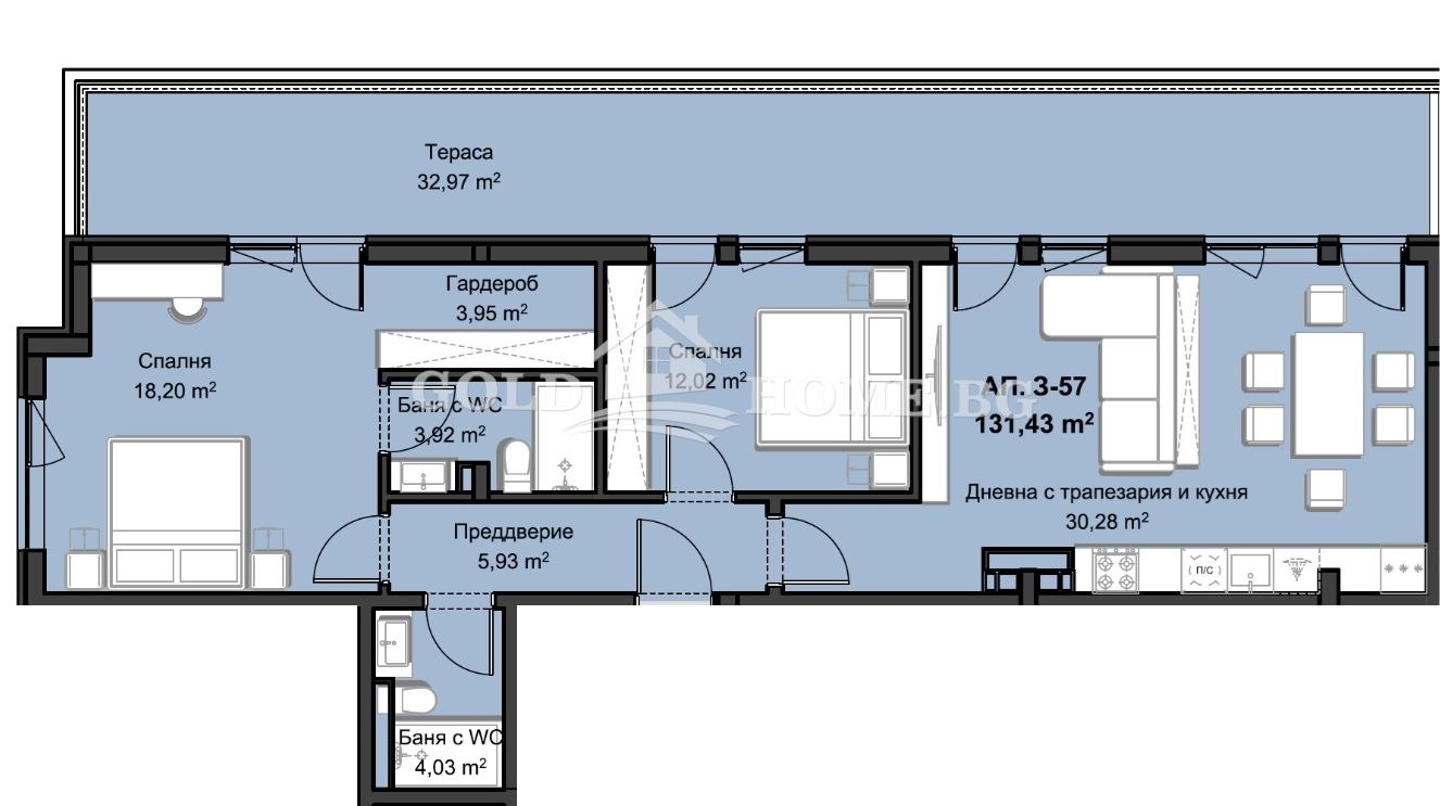 Продава 3-СТАЕН, гр. Пловдив, Христо Смирненски, снимка 13 - Апартаменти - 54855434
