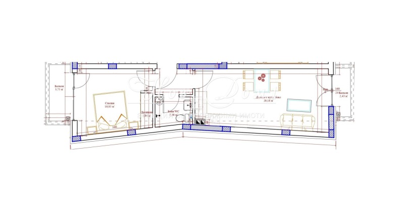Продаја  1 спаваћа соба Варна , Погреби , 75 м2 | 13967089 - слика [4]