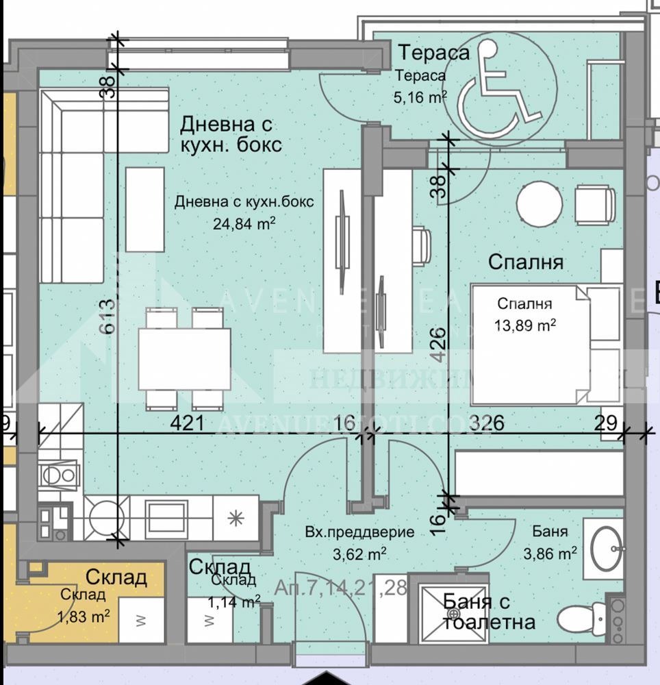 Продава 2-СТАЕН, гр. Пловдив, Остромила, снимка 2 - Апартаменти - 55218740