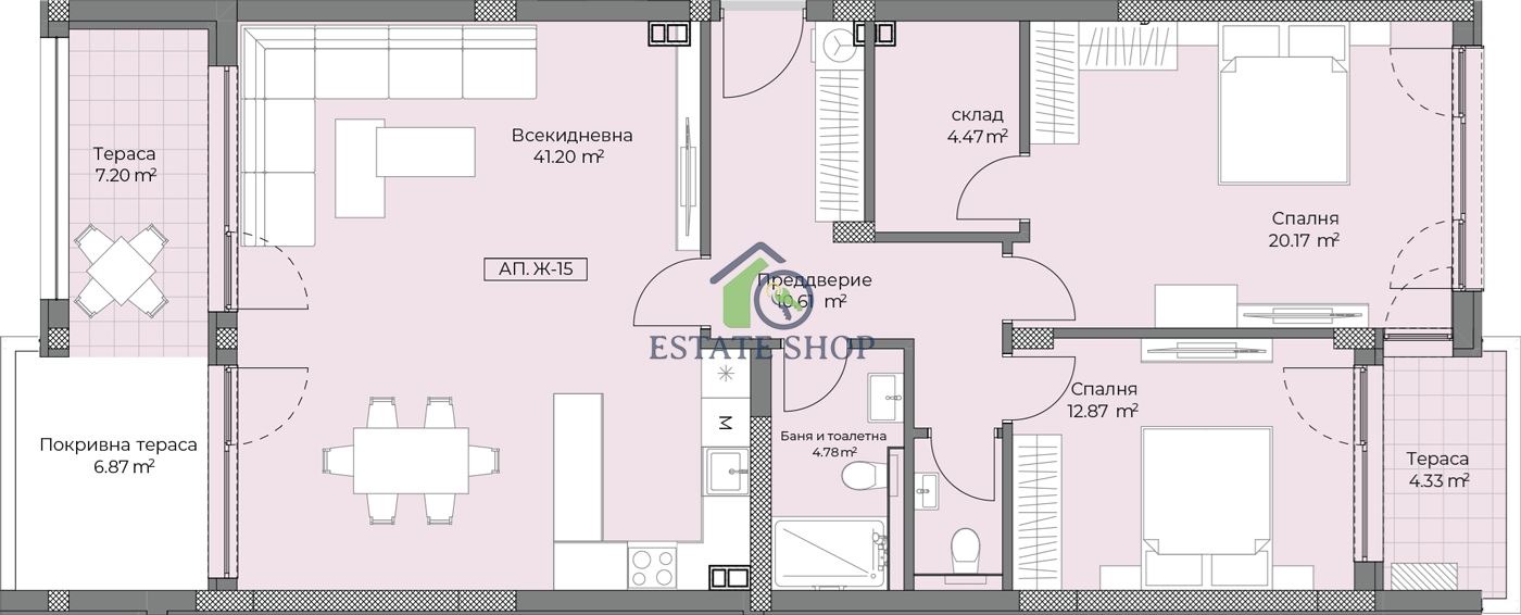 Продава 3-СТАЕН, гр. Пловдив, Остромила, снимка 6 - Апартаменти - 55402318