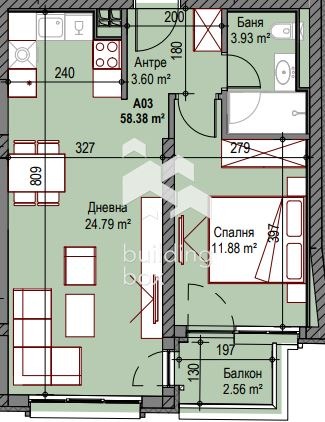 Na prodej  1 ložnice Sofia , Podujane , 70 m2 | 70257551 - obraz [2]