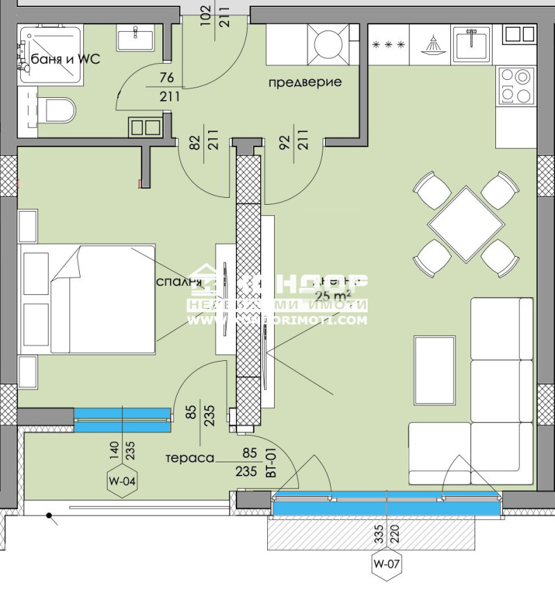 Na sprzedaż  1 sypialnia Plowdiw , Centar , 65 mkw | 83439015 - obraz [2]