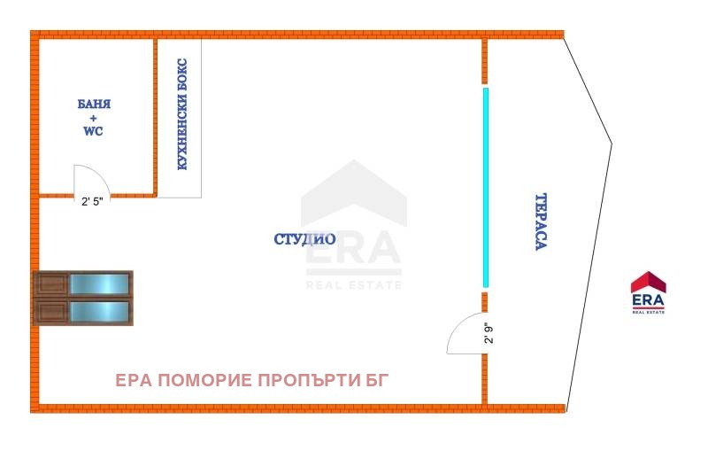 Продава 1-СТАЕН, гр. Ахелой, област Бургас, снимка 9 - Апартаменти - 55010155