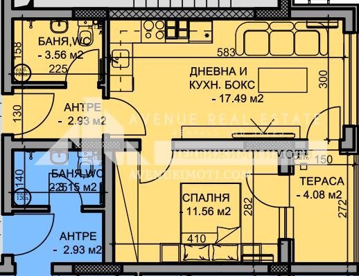 Til salg  1 soveværelse Plovdiv , Mladezhki Halm , 56 kvm | 23537976 - billede [2]