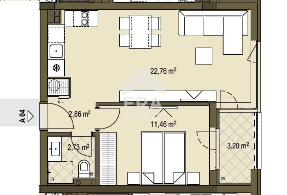 In vendita  1 camera da letto Sofia , Vrabnitsa 1 , 60 mq | 75223580 - Immagine [4]