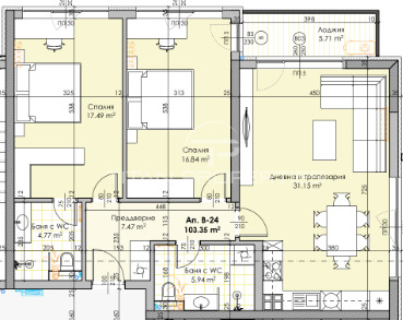 Продава 3-СТАЕН, гр. Пловдив, Кършияка, снимка 6 - Aпартаменти - 48807467