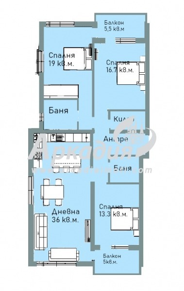 Na sprzedaż  3+ sypialni Plowdiw , Wastaniczeski , 156 mkw | 76730067 - obraz [11]