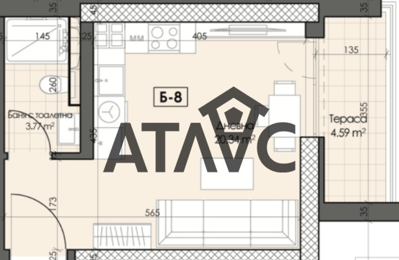 Продава 1-СТАЕН, гр. Пловдив, Гагарин, снимка 1 - Aпартаменти - 49360211