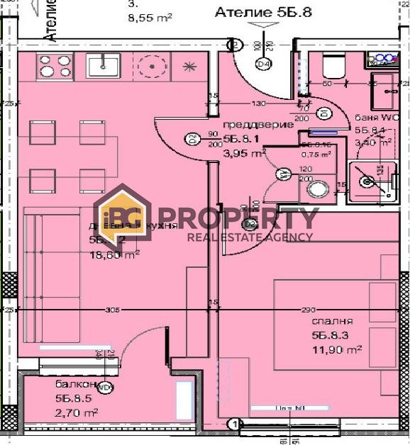 Zu verkaufen  1 Schlafzimmer Warna , Kajsiewa gradina , 58 qm | 38043410