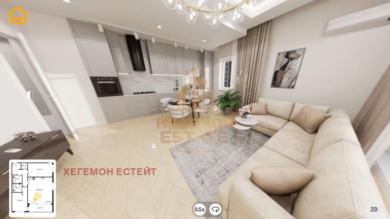 De vânzare  2 dormitoare Varna , Caisieva gradina , 114 mp | 78411687