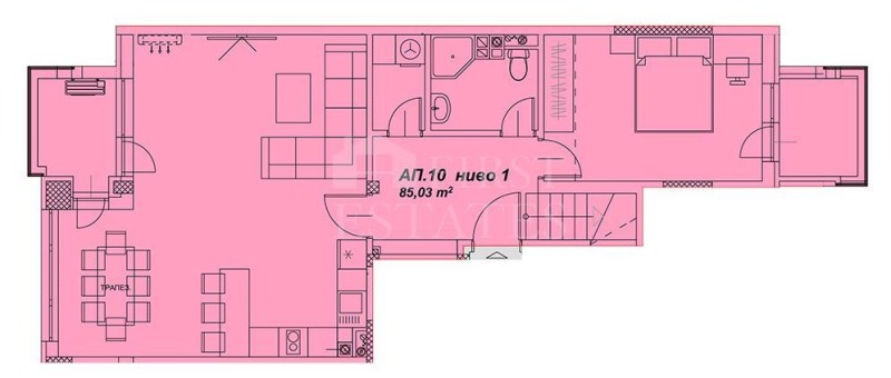 Продава МЕЗОНЕТ, гр. София, Център, снимка 14 - Апартаменти - 50186789