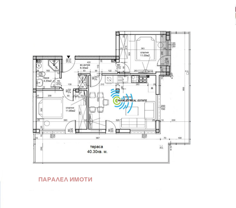 En venta  2 dormitorios Plovdiv , Jristo Smirnenski , 119 metros cuadrados | 34833826 - imagen [3]