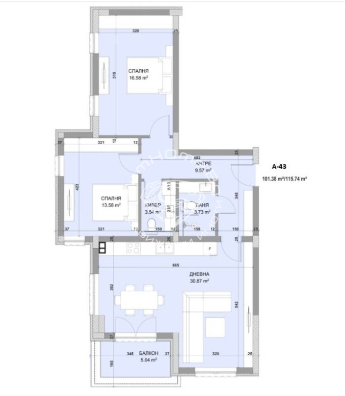 Продава 3-СТАЕН, гр. Варна, Кайсиева градина, снимка 2 - Апартаменти - 54288671