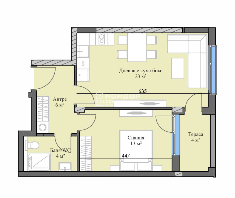 Продава  2-стаен град Пловдив , Кършияка , 72 кв.м | 18220948 - изображение [4]