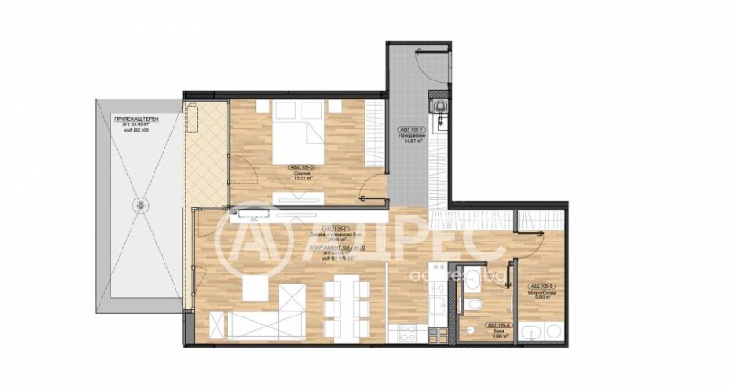 À venda  1 quarto Sofia , Boiana , 104 m² | 49425702 - imagem [4]