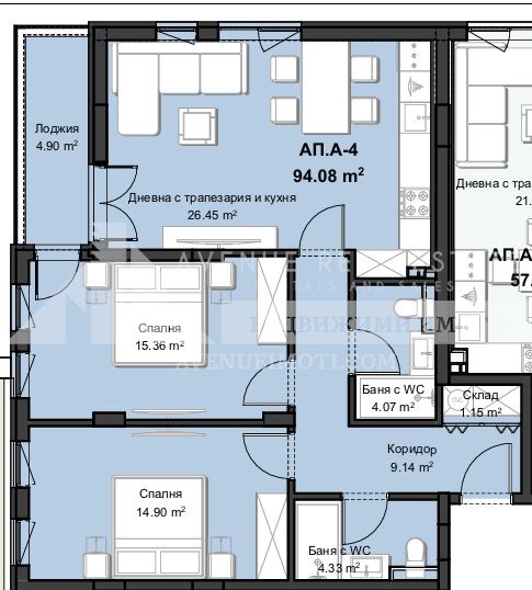 Продава 3-СТАЕН, гр. Пловдив, Христо Смирненски, снимка 2 - Апартаменти - 52498976