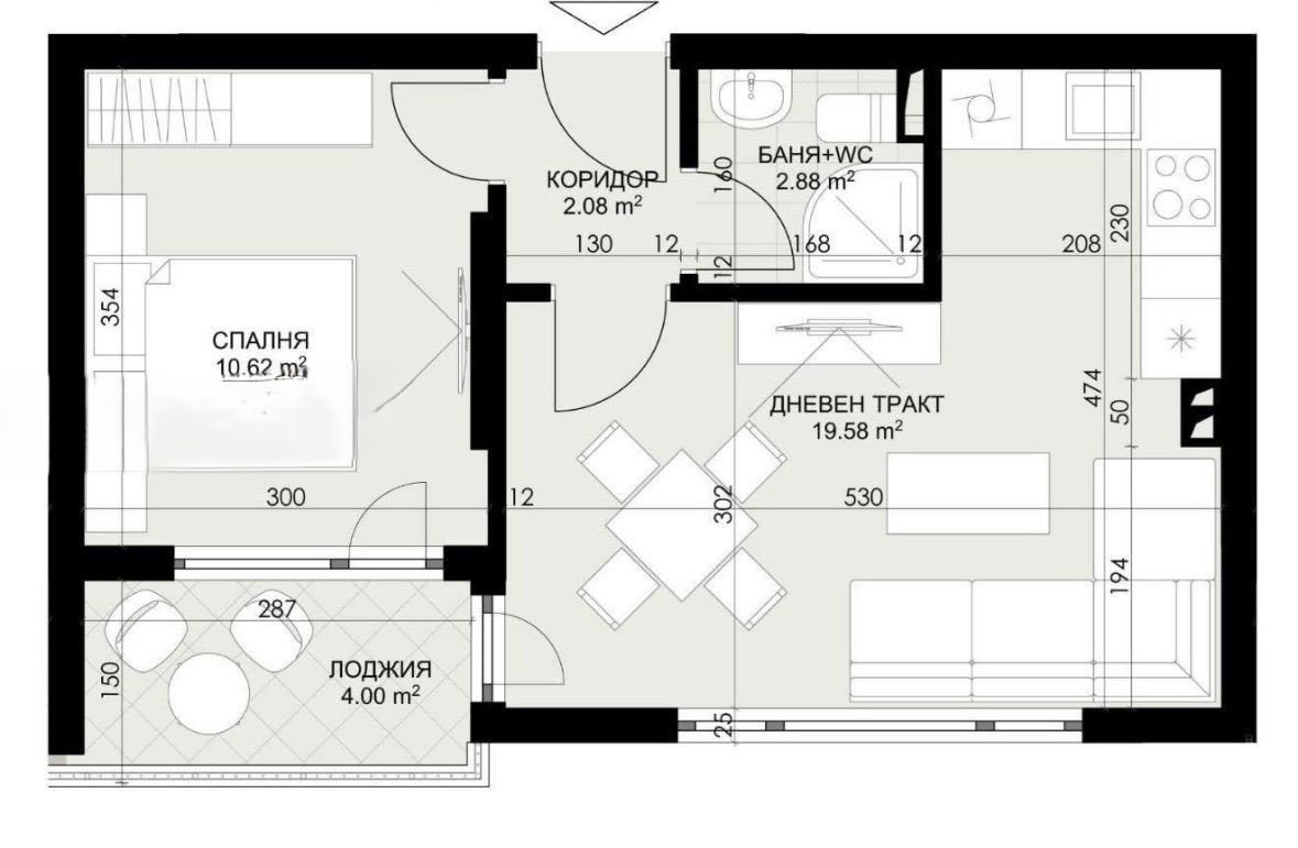 Продава 2-СТАЕН, гр. Варна, Кайсиева градина, снимка 3 - Апартаменти - 54701783