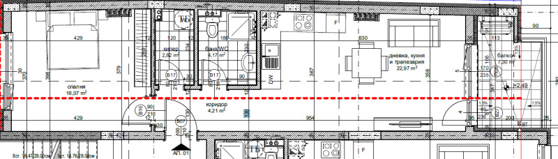 Продава 2-СТАЕН, гр. Шумен, Център, снимка 2 - Апартаменти - 53334273