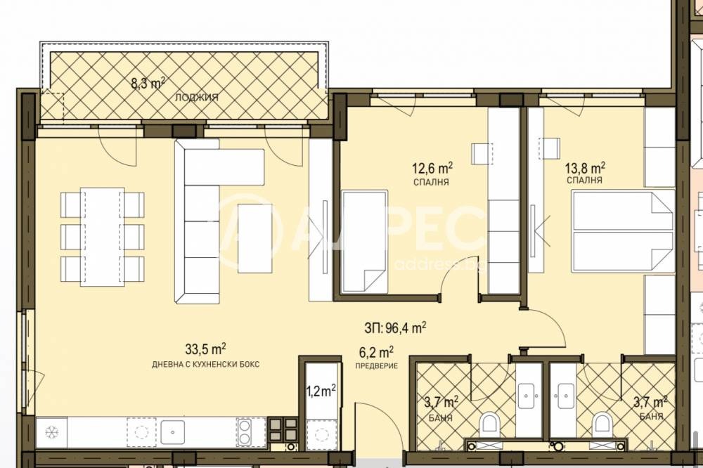 Продава 3-СТАЕН, гр. София, Овча купел 2, снимка 2 - Апартаменти - 53707284