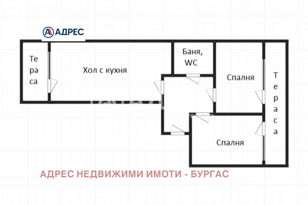 Продава 3-СТАЕН, гр. Бургас, Възраждане, снимка 2 - Апартаменти - 53868817