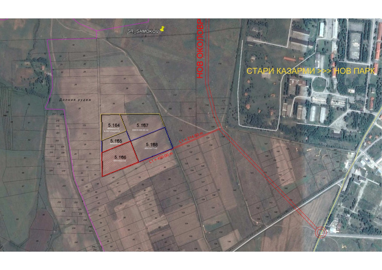 Продава ПАРЦЕЛ, гр. Самоков, област София област, снимка 2 - Парцели - 55505006