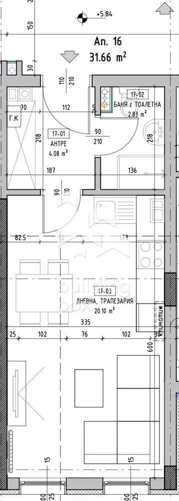 Продава 1-СТАЕН, гр. София, Малинова долина, снимка 3 - Апартаменти - 54553279