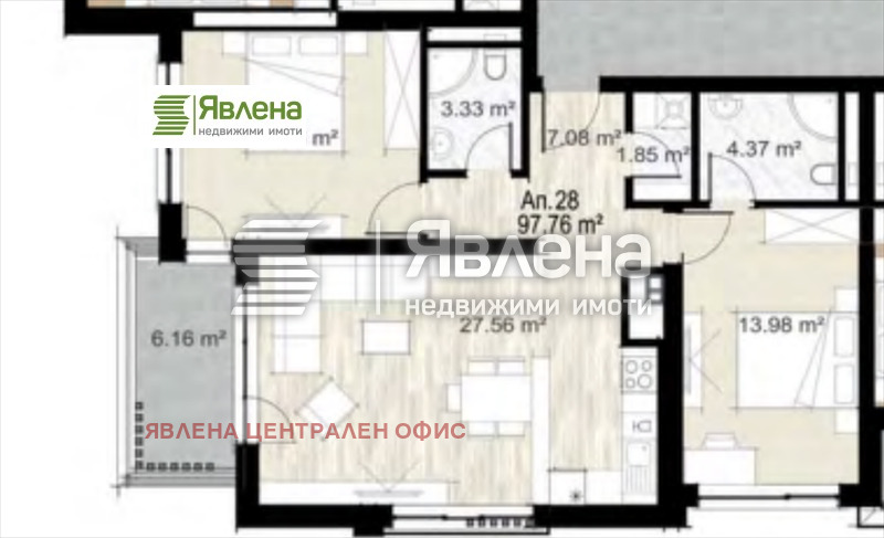 Продава 3-СТАЕН, гр. София, Сердика, снимка 5 - Aпартаменти - 48951113