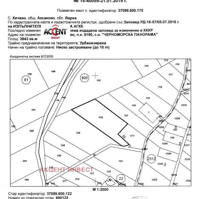 For Sale  Plot Varna , m-t Perchemliyata , 3943 sq.m | 23377225 - image [3]